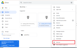 How to Remove Quick Access From Google Drive