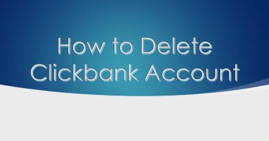 How to Delete Clickbank Account